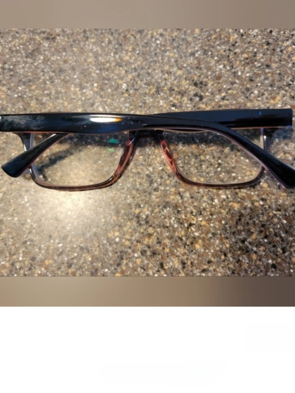 Zenni Optical Rectangle Frames #126016 - Blue & Pink + Zenni Case